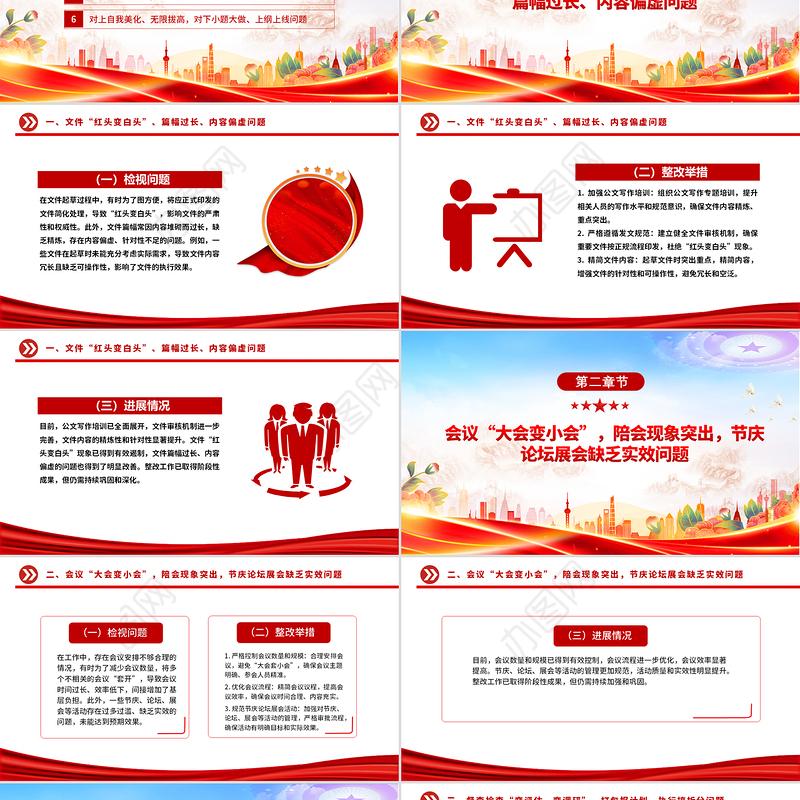 隐形变异作风问题的检视与整改PPT精美简洁党的作风建设课件