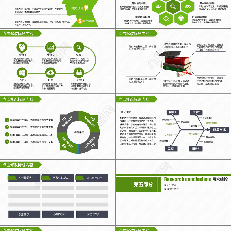 时尚美术类开题报告论文答辩PPT模板