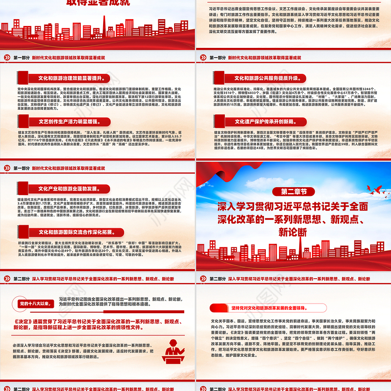 2024深化文化和旅游领域改革加快建设社会主义文化强国PPT学习教育党课