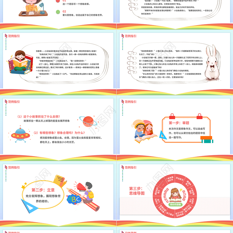 2022奇妙的想象PPT习作小学三年级语文下册部编人教版教学课件