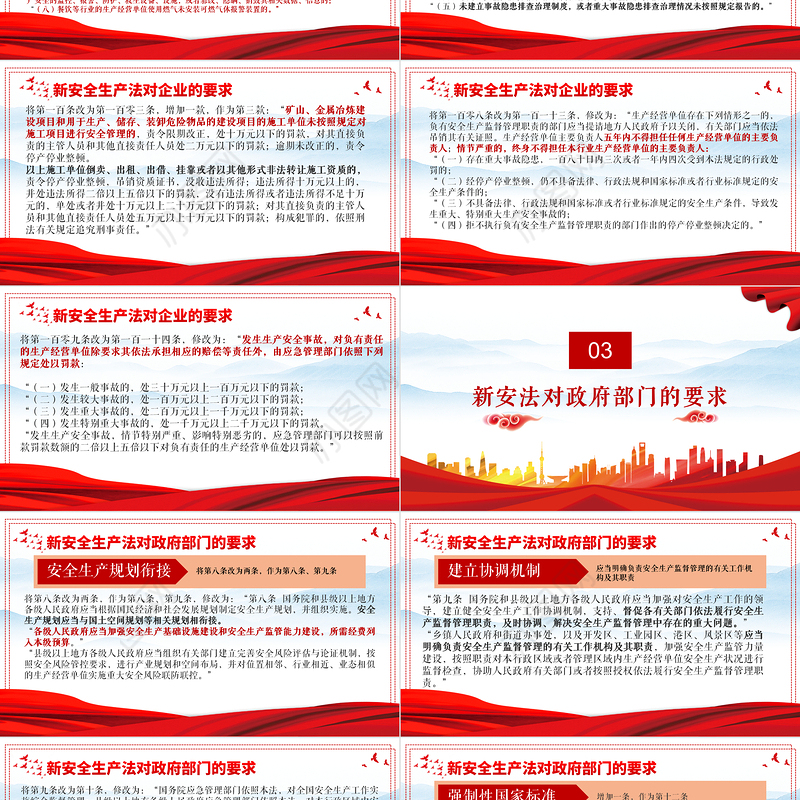 2021解读新《安全生产法》PPT企业安全生产培训入职员工教育学习课件PPT模板