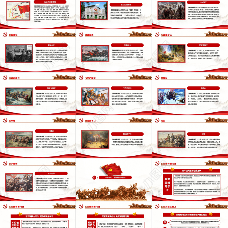 党史课件纪念红军长征胜利80周年PPT