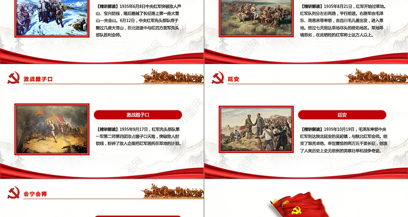 党史课件纪念红军长征胜利80周年PPT