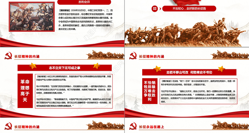 党史课件纪念红军长征胜利80周年PPT