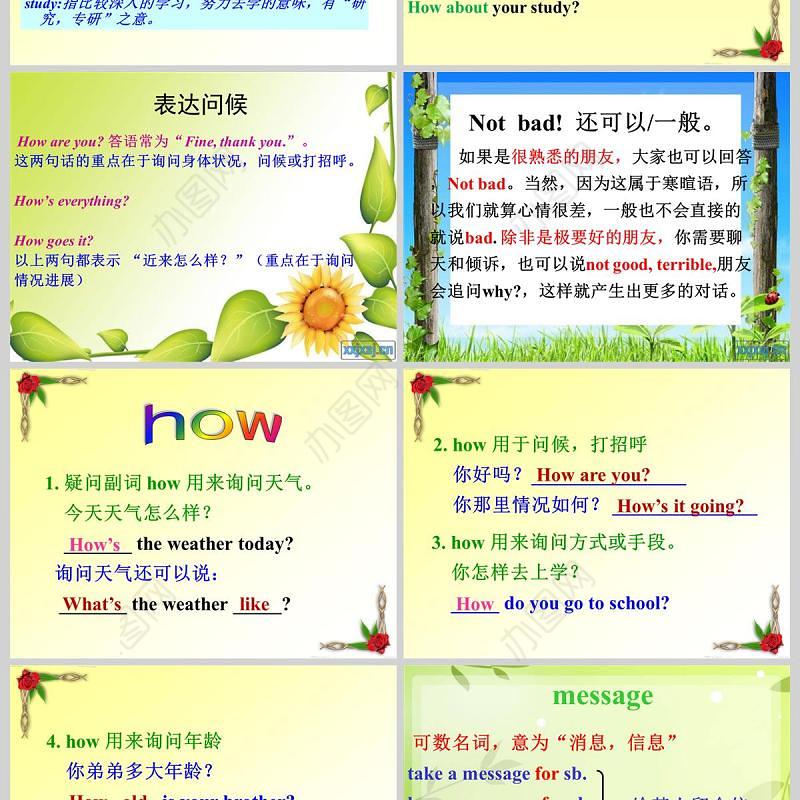  It is raining英语课件PPT模板