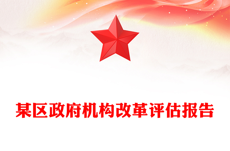 某区政府机构改革评估报告