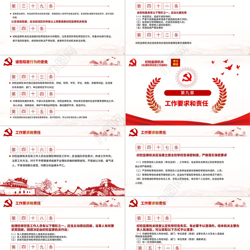 原创纪检监察机关处理检举控告工作规则解读ppt