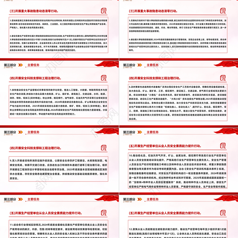 精美简约安全生产治本攻坚三年行动方案（2024--2026）PPT课件