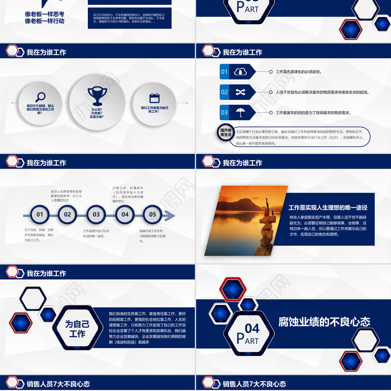 原创实用企业公司销售人员心态培训管理课件PPT