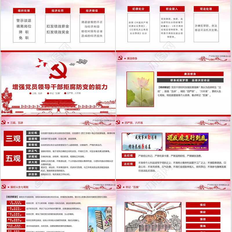 严守党纪国法坚持廉洁从业廉政PPT课件