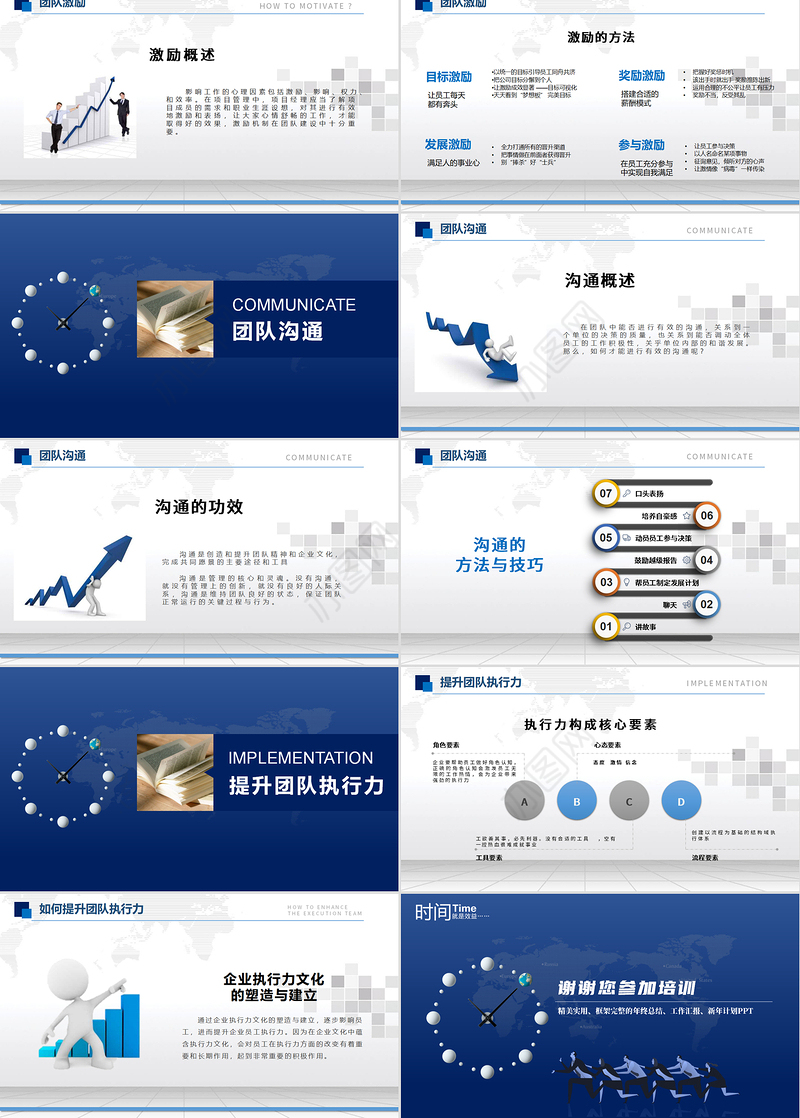 内容型团队建设与管理PPT模板