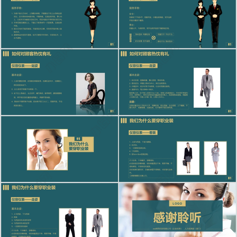 销售/客服服务礼仪培训PPT