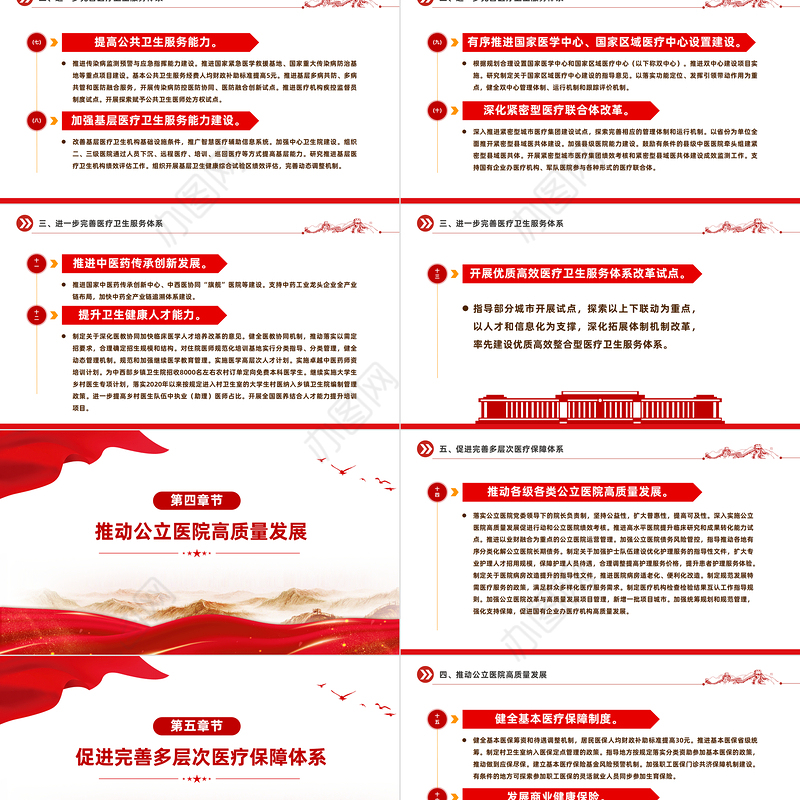 精美简洁深化医药卫生体制改革2024年重点工作任务PPT下载