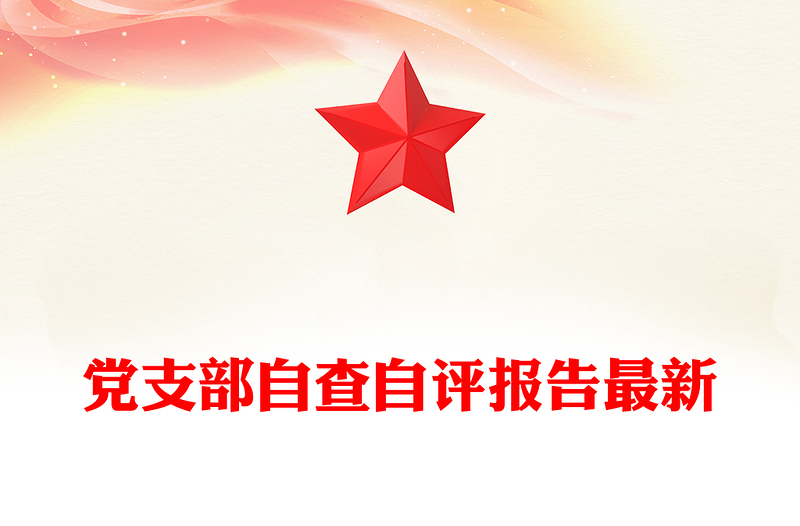 党支部自查自评报告最新