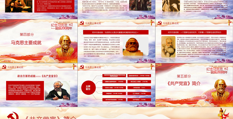 2019马克思主义思想PPT模板