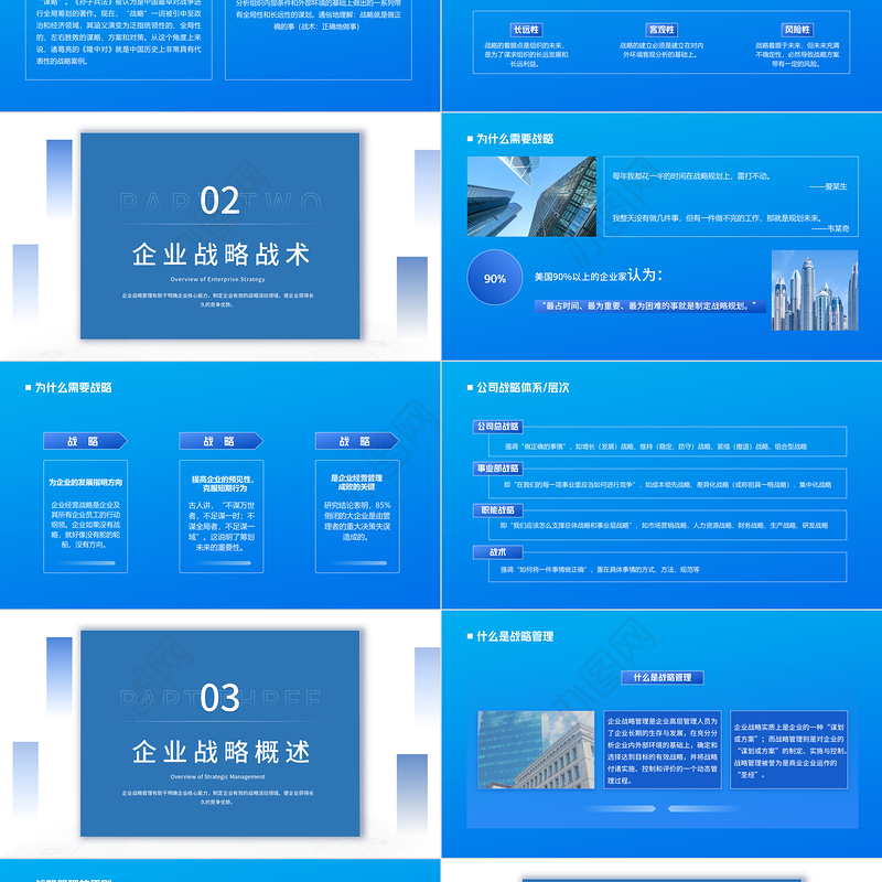2022谋战略赢未来PPT蓝色商务风我也战略管理中高层领导培训教材