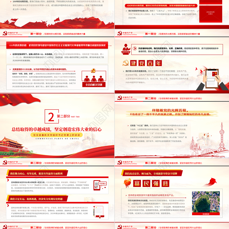 2021全县直机关党组织书记党课PPT党支部党委党组党性教育党员学习党课授课辅导课件