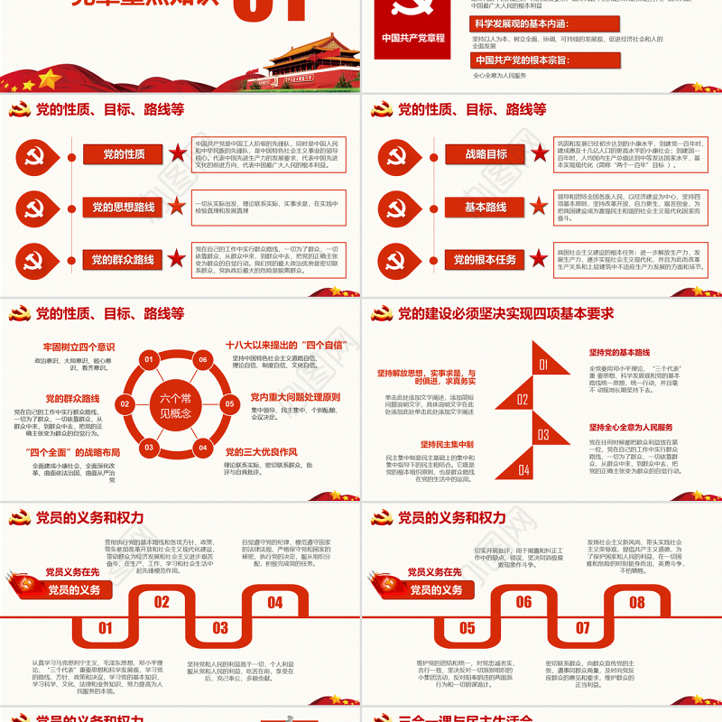 【党务培训】党员干部应知应会党课PPT