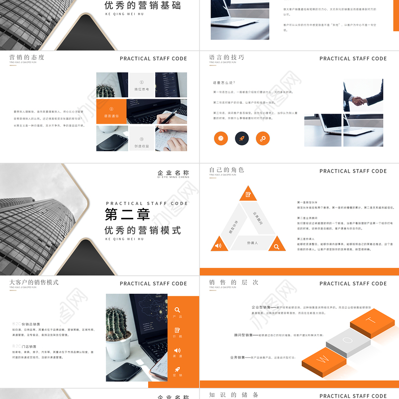 2022大客户销售技巧培训PPT简约时尚企业销售内训市场营销管理培训公开课课件