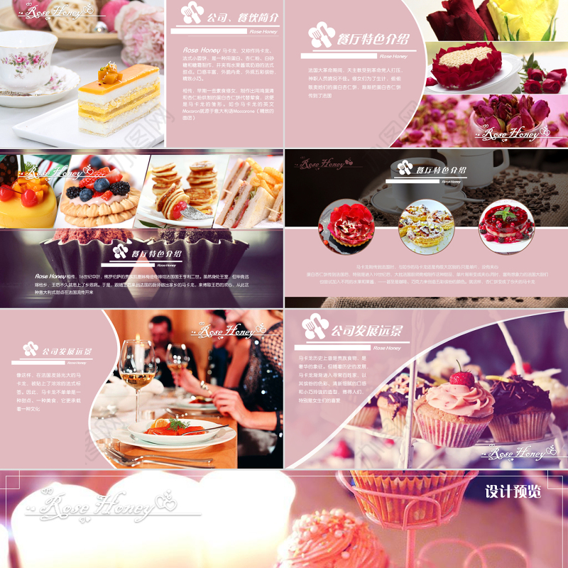 餐饮管理公司介绍及特色宣传ppt模板