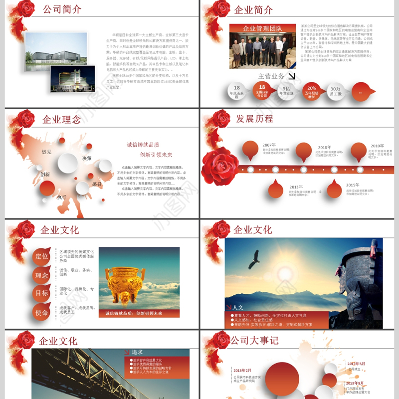 时尚企业文化宣传公司简介企业简介PPT