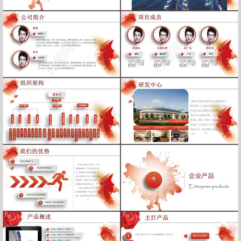 时尚企业文化宣传公司简介企业简介PPT