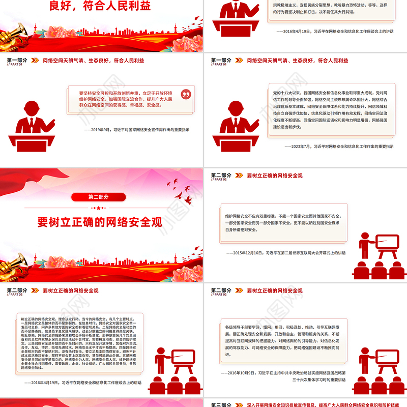 学习总书记关于国家网络安全重要论述PPT课件下载