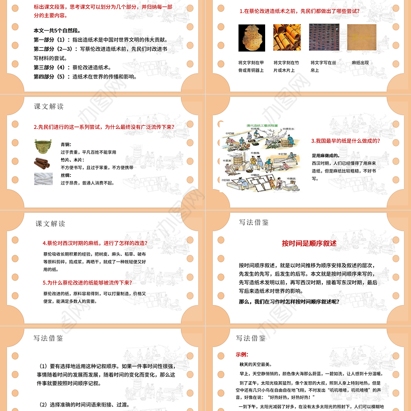 2022纸的发明PPT第10课小学三年级语文下册部编人教版教学课件