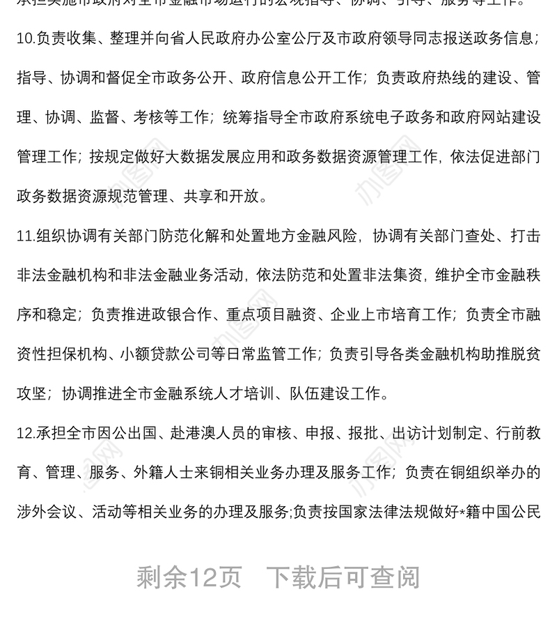 政府办2021年部门整体支出绩效自评报告