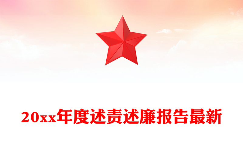 20xx年度述责述廉报告最新