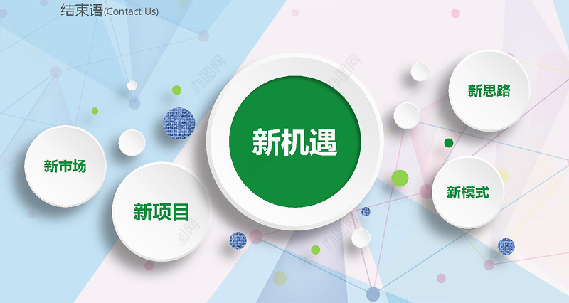 清新绿色公司介绍产品宣传PPT模板