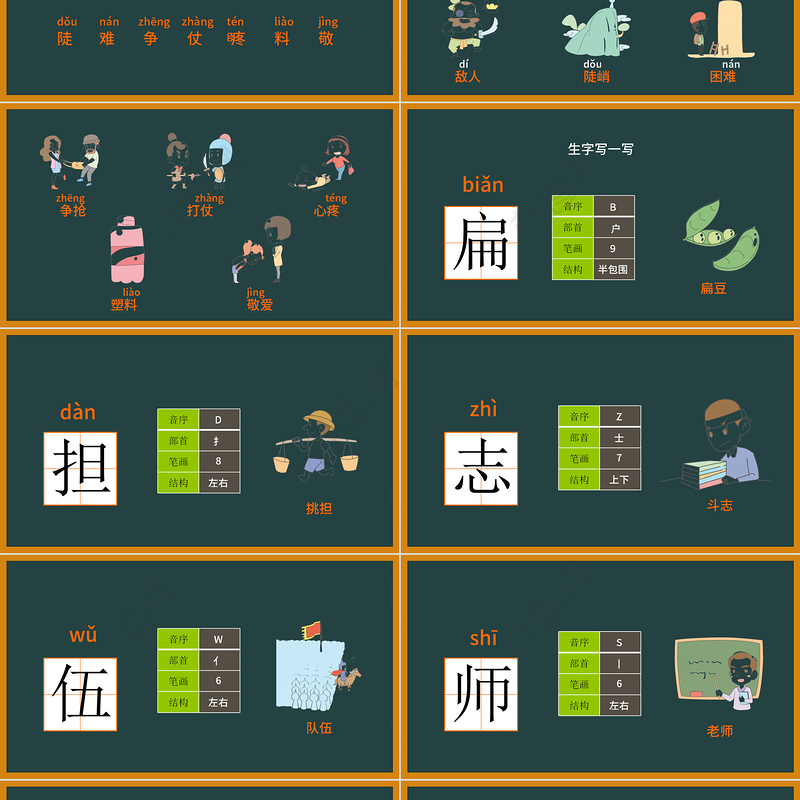 2022朱德的扁担PPT课文第16课小学二年级语文上册部编人教版教学课件