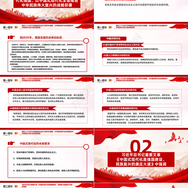 强国复兴PPT2023年大气精美团员和青年主题教育专题团课课件