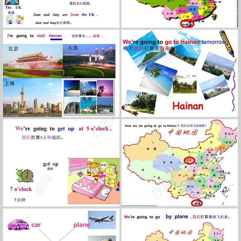  We are going to visit Hainan 英语课件PPT模板