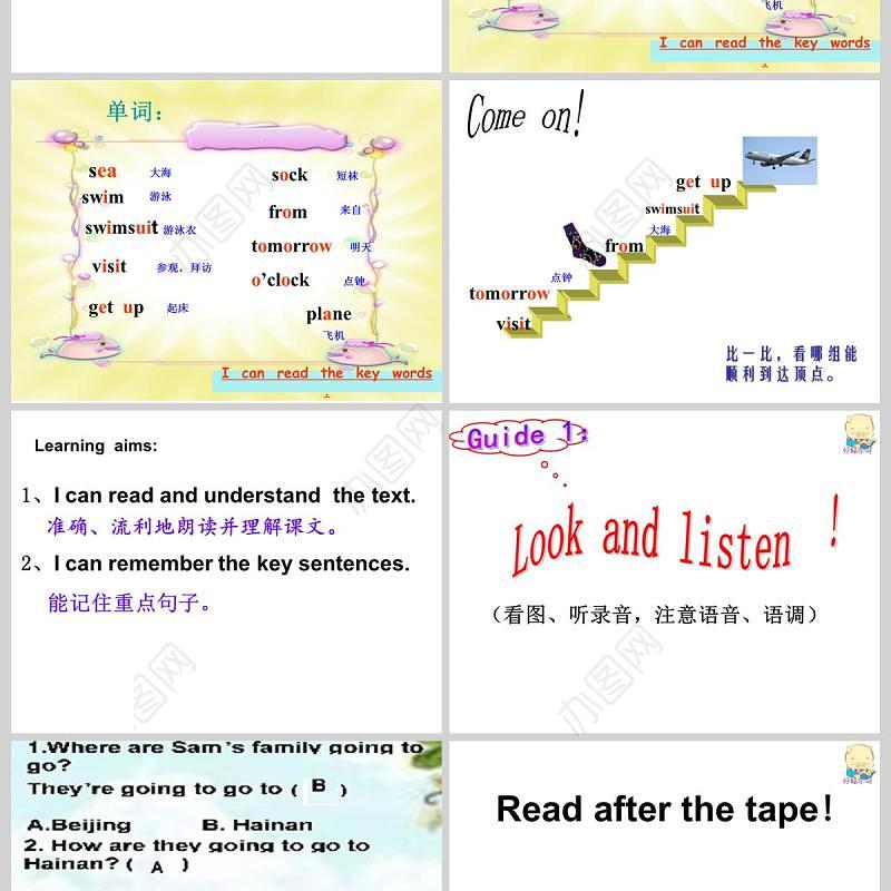  We are going to visit Hainan 英语课件PPT模板