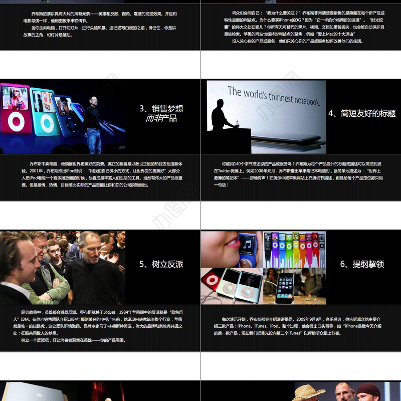 乔布斯演讲15个秘决幻灯片