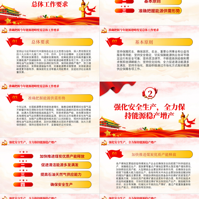 关于做好2021年能源迎峰度夏工作的通知专题PPT模板