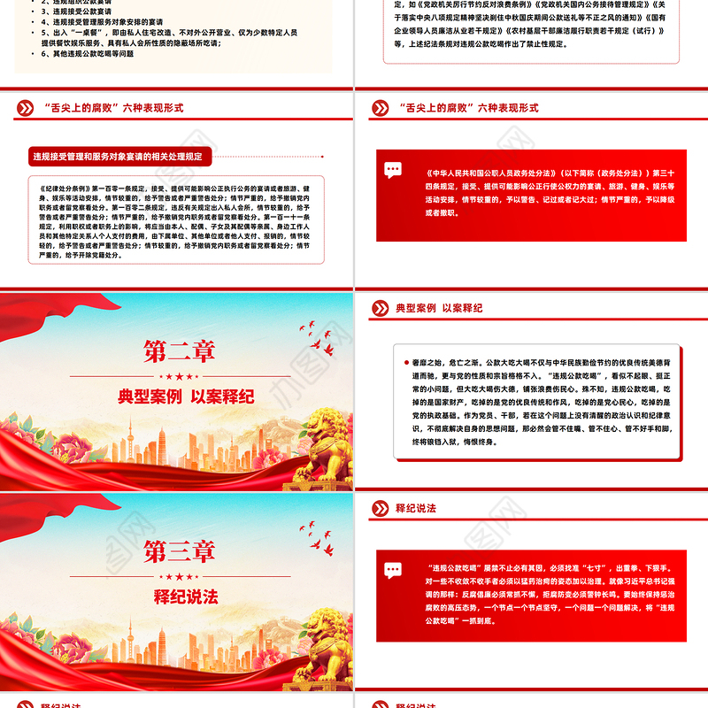 学纪明纪守纪坚决杜绝违规吃喝PPT微党课