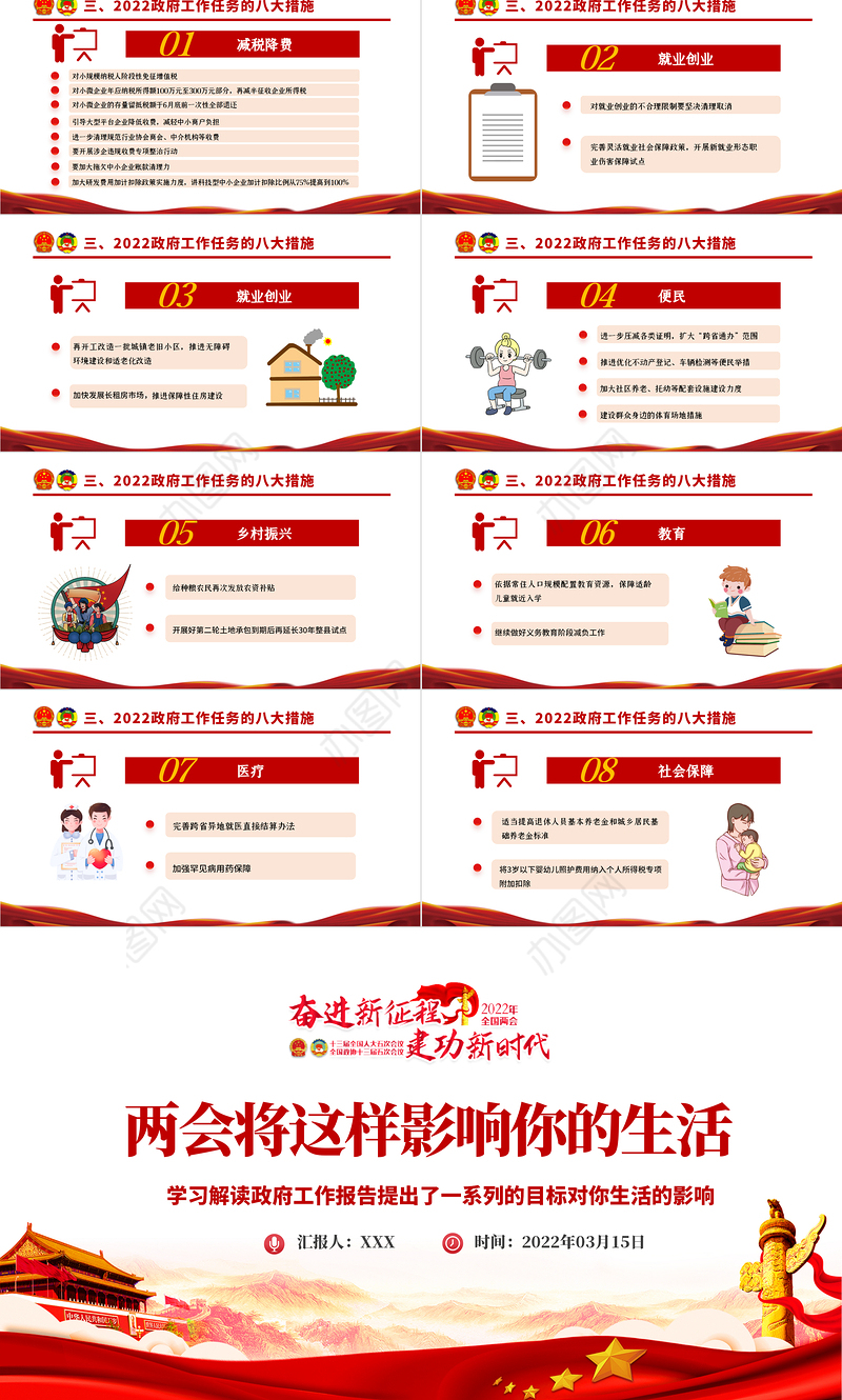 2022政府工作报告两会将这样影响你的生活