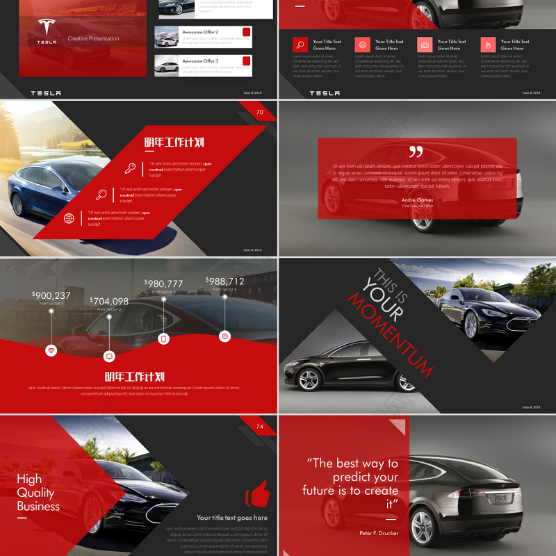 高端新能源汽车特斯拉tesla营销策划方案ppt