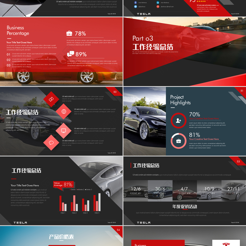 高端新能源汽车特斯拉tesla营销策划方案ppt