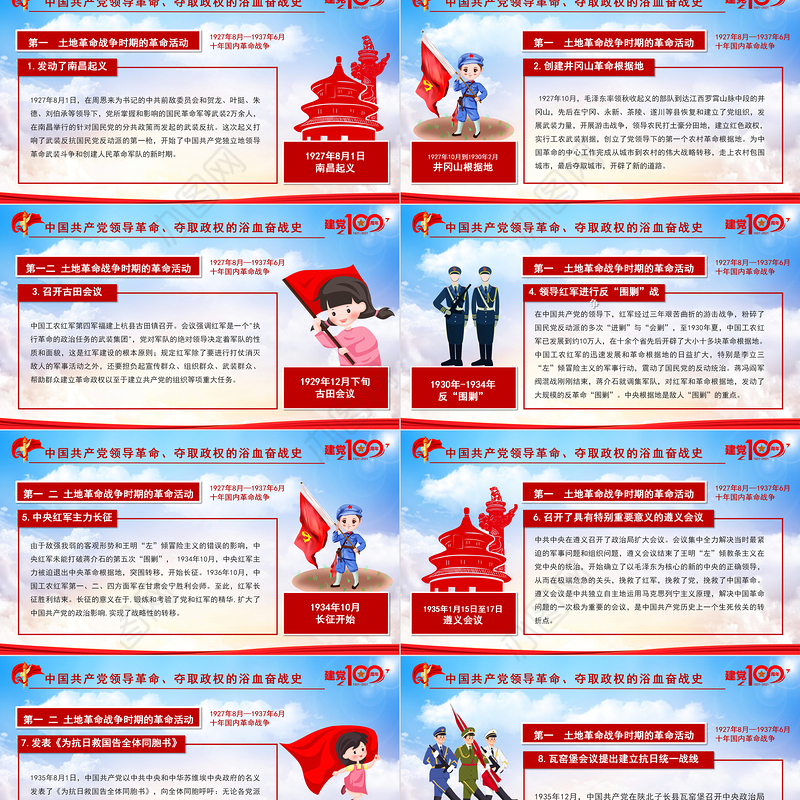 2021党史专题讲座七一建党节PPT庆祝中国共产党成立100周年