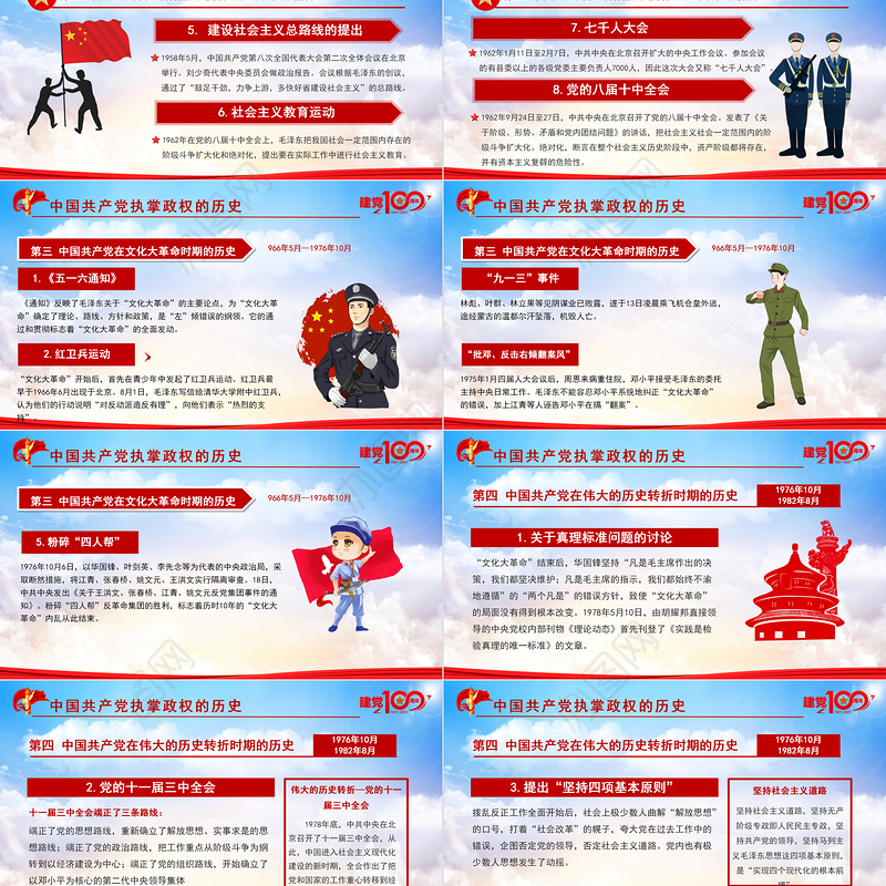 2021党史专题讲座七一建党节PPT庆祝中国共产党成立100周年