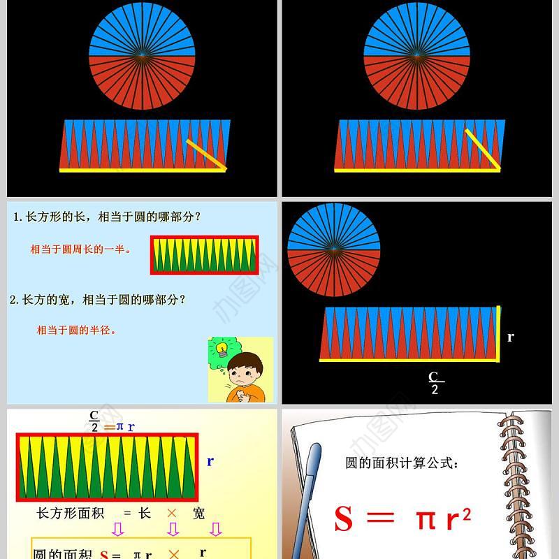  圆的面积数学课件PPT模板
