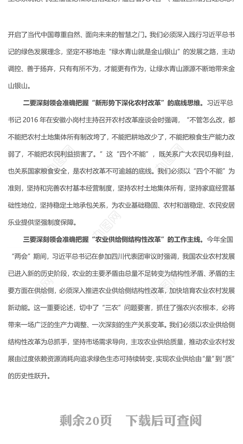 大力实施乡村振兴战略努力探索XXX特色的城乡融合发展之路