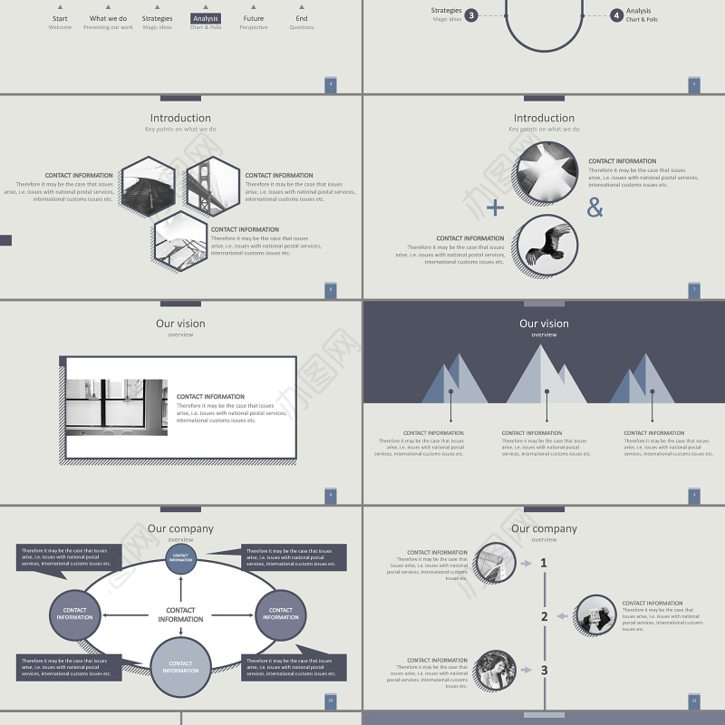 高质量商务典藏商务汇报PPT模板