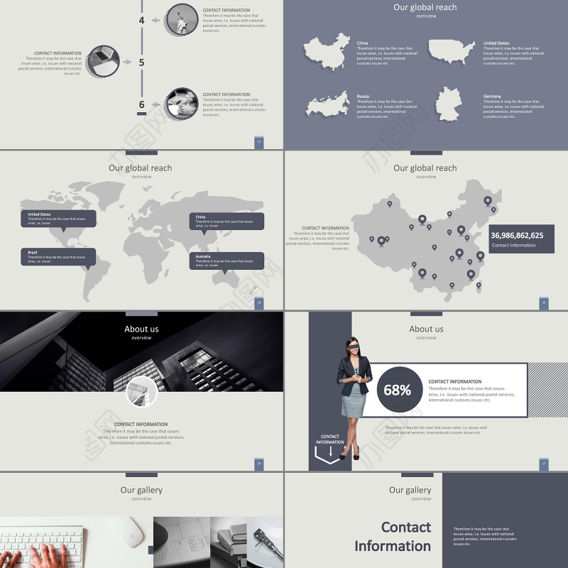 高质量商务典藏商务汇报PPT模板