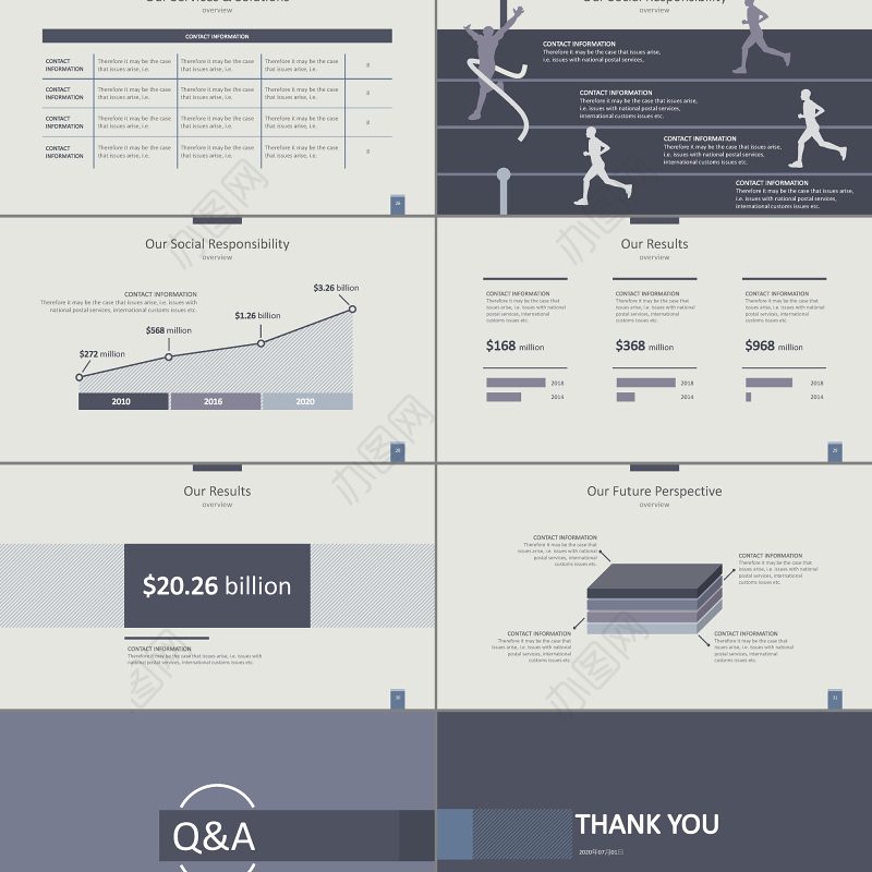 高质量商务典藏商务汇报PPT模板