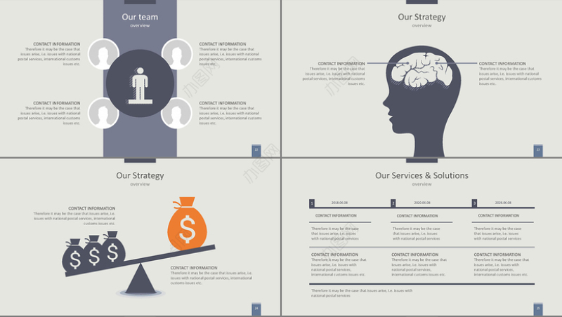高质量商务典藏商务汇报PPT模板