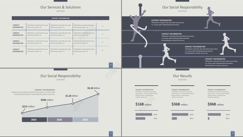 高质量商务典藏商务汇报PPT模板
